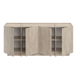 Dorma consoletafel travertinlook 180 cm Gemelamineerd hout