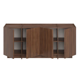 Dorma wandtafel in Milano walnoot 180 cm Met melamine gecoat houtcomposiet