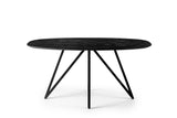 Dining table Arlo Acaciahout Black Danish oval