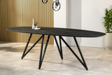 Dining table Arlo Acaciahout Black