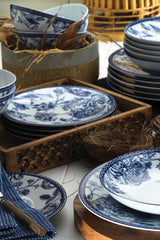 ZG24Y2420939016 Blue White 100% PORCELAIN