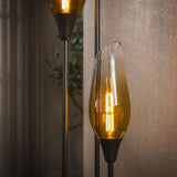 Vloerlamp cocoon in sienna bruin