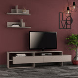 TV Meubel Set Gara Mokka Melamine 180x42x32 cm