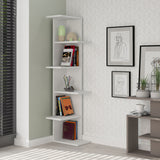 Boekenkast Saso Wit Melamine 37x141x24 cm