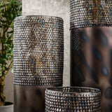 Vloerlamp cilinder Brick 120 cm zwart bruin