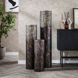 Vloerlamp cilinder Brick 120 cm zwart bruin