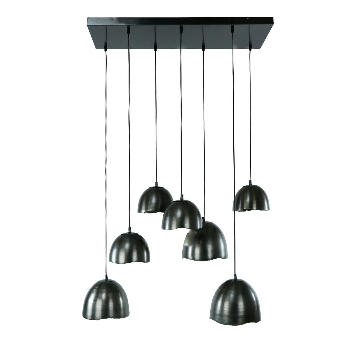 Industrial hanging lamp Jame 7-lights kicked