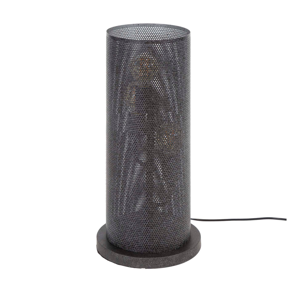 Tafellamp Knox 3-lichts mesh zwart