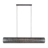 Hanglamp Knox 7-lichts XL mesh zwart