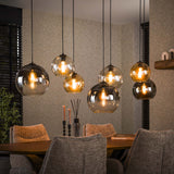 Moderne Hanglamp Juliette Glas 7-lichts