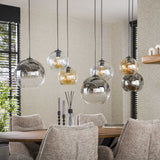 Moderne Hanglamp Juliette Glas 7-lichts