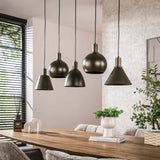 Hanglamp Sienna 5-lichts Bruin 120 cm