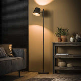 Vloerlamp Sienna DH Interior Charcoal LxBxH 61x32x25 Metaal Sfeerfoto schuin vooraanzicht