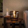 Vloerlampen - Vloerlamp Dain UP L Chroomkleurig glas - Dimehouse