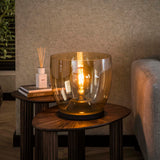Vloerlamp Dain UP XL Amberkleurig glas