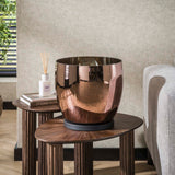 Vloerlamp Dain UP XL Koperkleurig glas