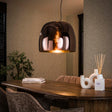 Hanglampen - Hanglamp Dain 1 - lichts XL koperkleurig glas - Dimehouse
