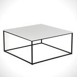 Salontafel Vierkant 75x75 cm Pola - Wit Melamine