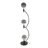 Niro vloerlamp 3-lichts Zwart