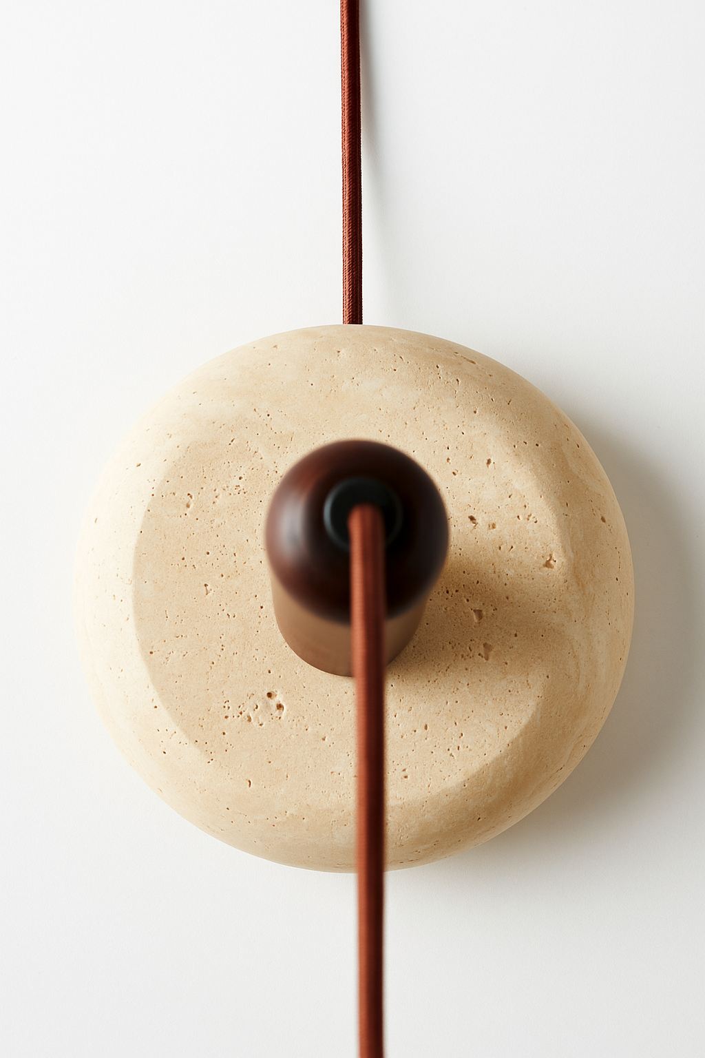 Worm - Walnut Beige Walnut Travertine Cap 24 cm breed