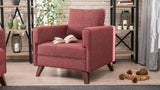 Fauteuil Bella Claret Rood