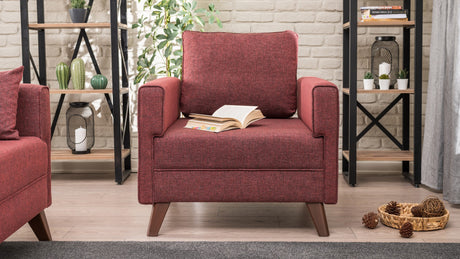 Fauteuil Bella Claret Rood