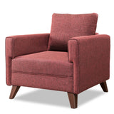 Fauteuil Bella Claret Rood