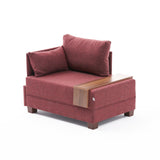 Fauteuil Links Fly Claret Rood