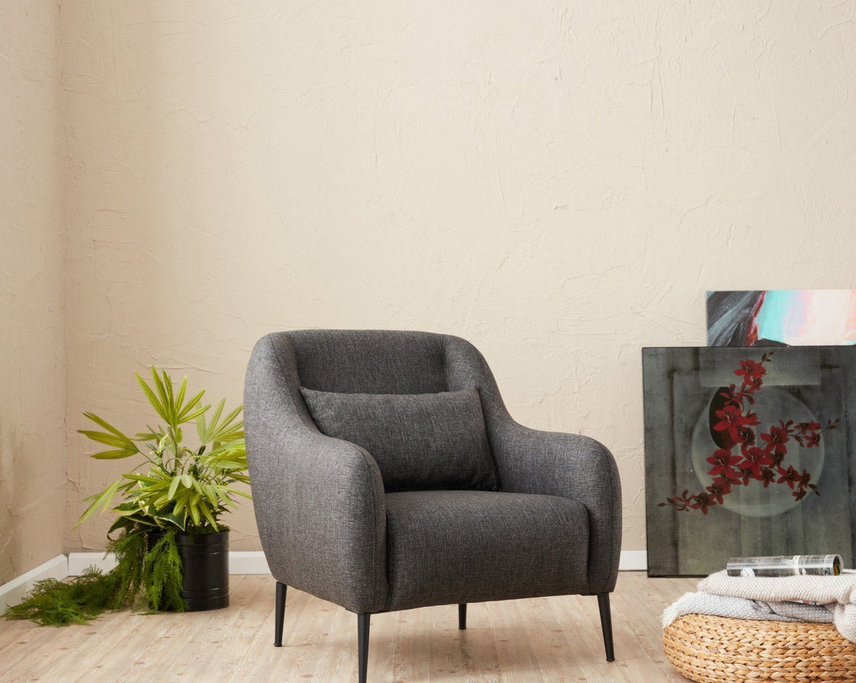 Fauteuil Venus Antraciet