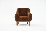 Fauteuil Rens Bruin Koperkleurig