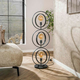 Industriële vloerlamp Otan metaal 3-lichts