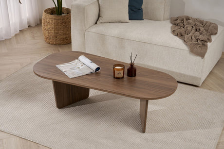 Ovalis - Venezia Walnut 100% MELAMINE COATED PARTICLE BOARD