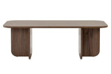 Akira salontafel in walnootlook 120 x 60 cm Gemelamineerd hout