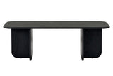Akira salontafel hout zwart 120 cm Gemelamineerd houtcomposiet
