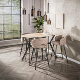 Moderne Hanglamp Aureo 9-lichts Sienna bruin