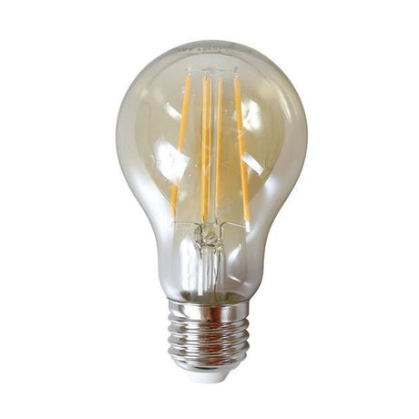 Lichtbron LED filament peer DH Interior Amber color glas LxBxH 10x7x7 Amber color glas Witfoto vooraanzicht