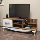 TV Meubel Sultan Walnoot Wit Melamine 130x50,6x45 cm