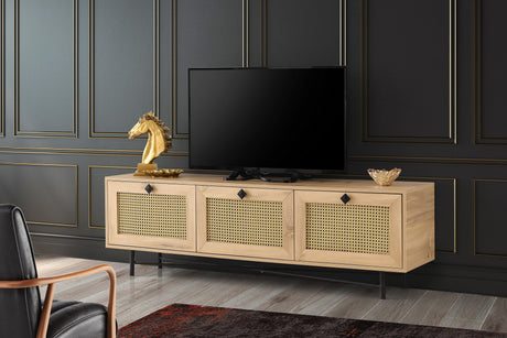 TV Meubel Alcazar Eik Melamine 180x60x40 cm