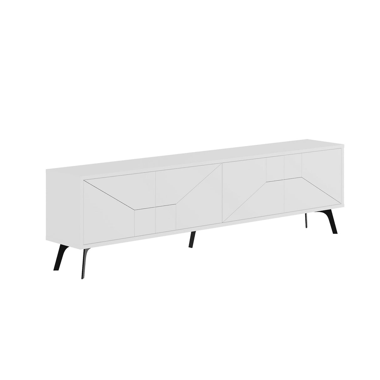 TV Meubel Dune Wit Melamine 180x50x29,6 cm