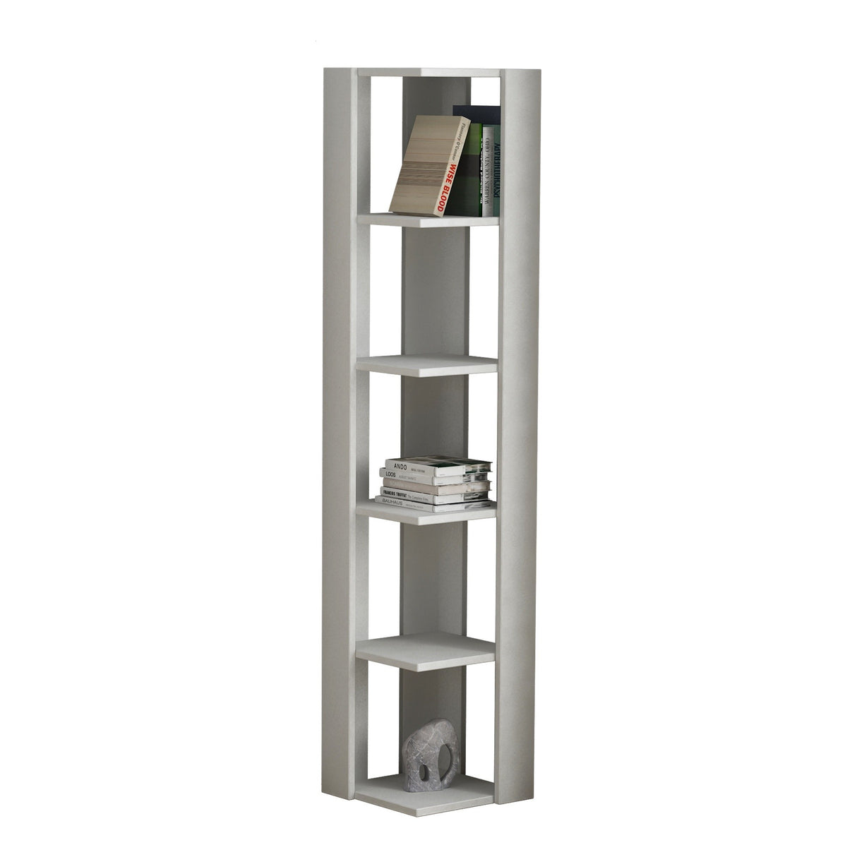 Boekenkast Nati Wit Melamine 34x161x34 cm