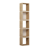 Boekenkast Multi Eik Wit Melamine 32x167x22 cm