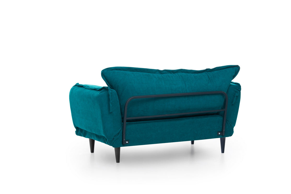 2-zits Slaapbank Vino Daybed Petrol Groen