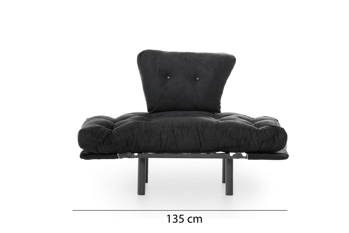 Fauteuil Nitta Single Zwart