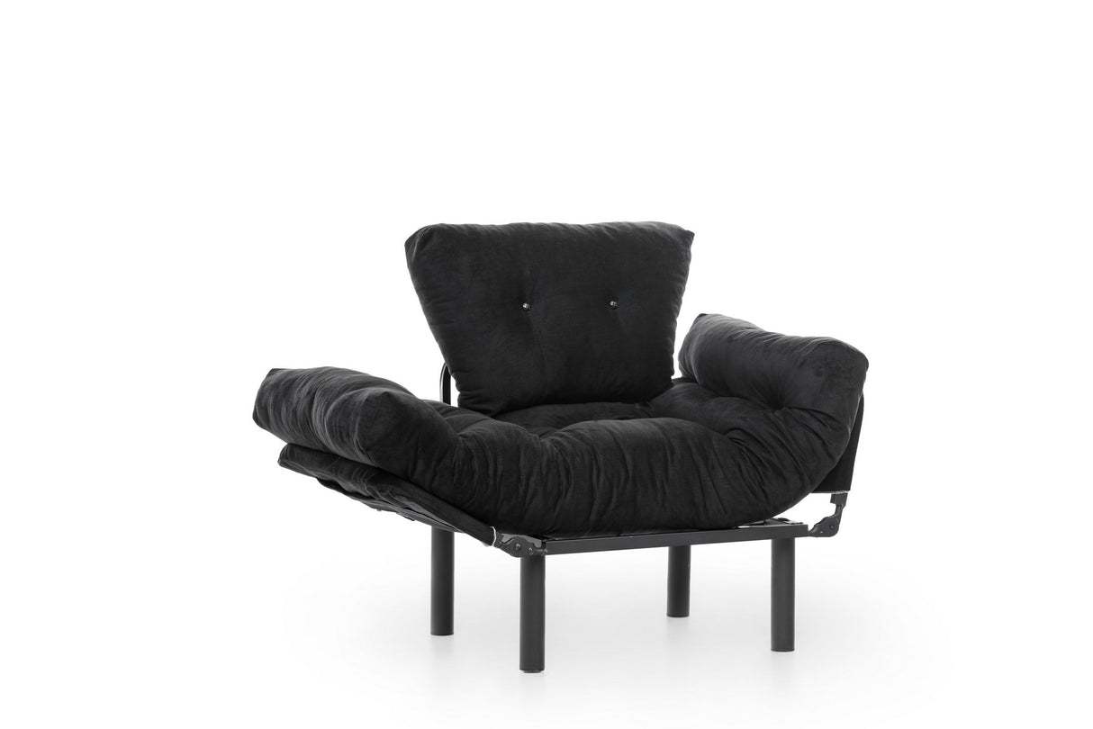 Fauteuil Nitta Single Zwart