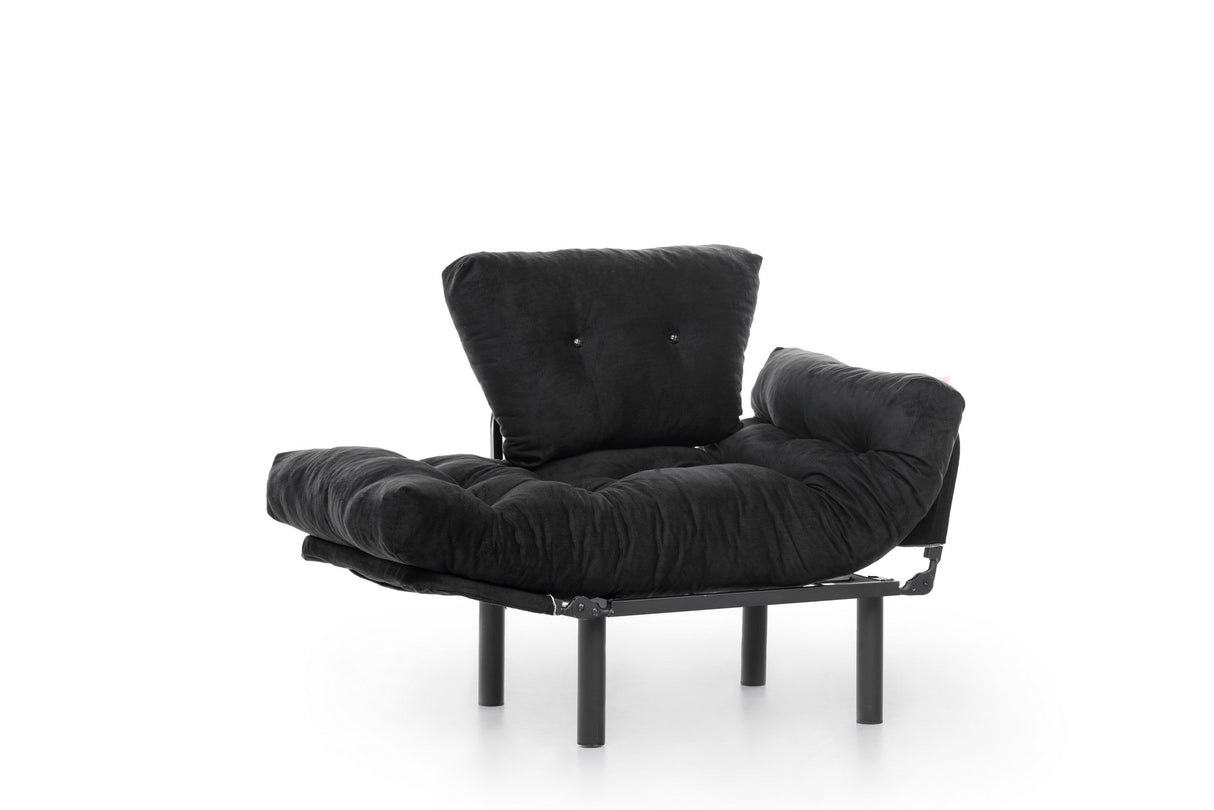 Fauteuil Nitta Single Zwart