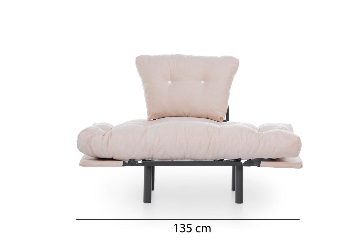 Fauteuil Nitta Single Crème