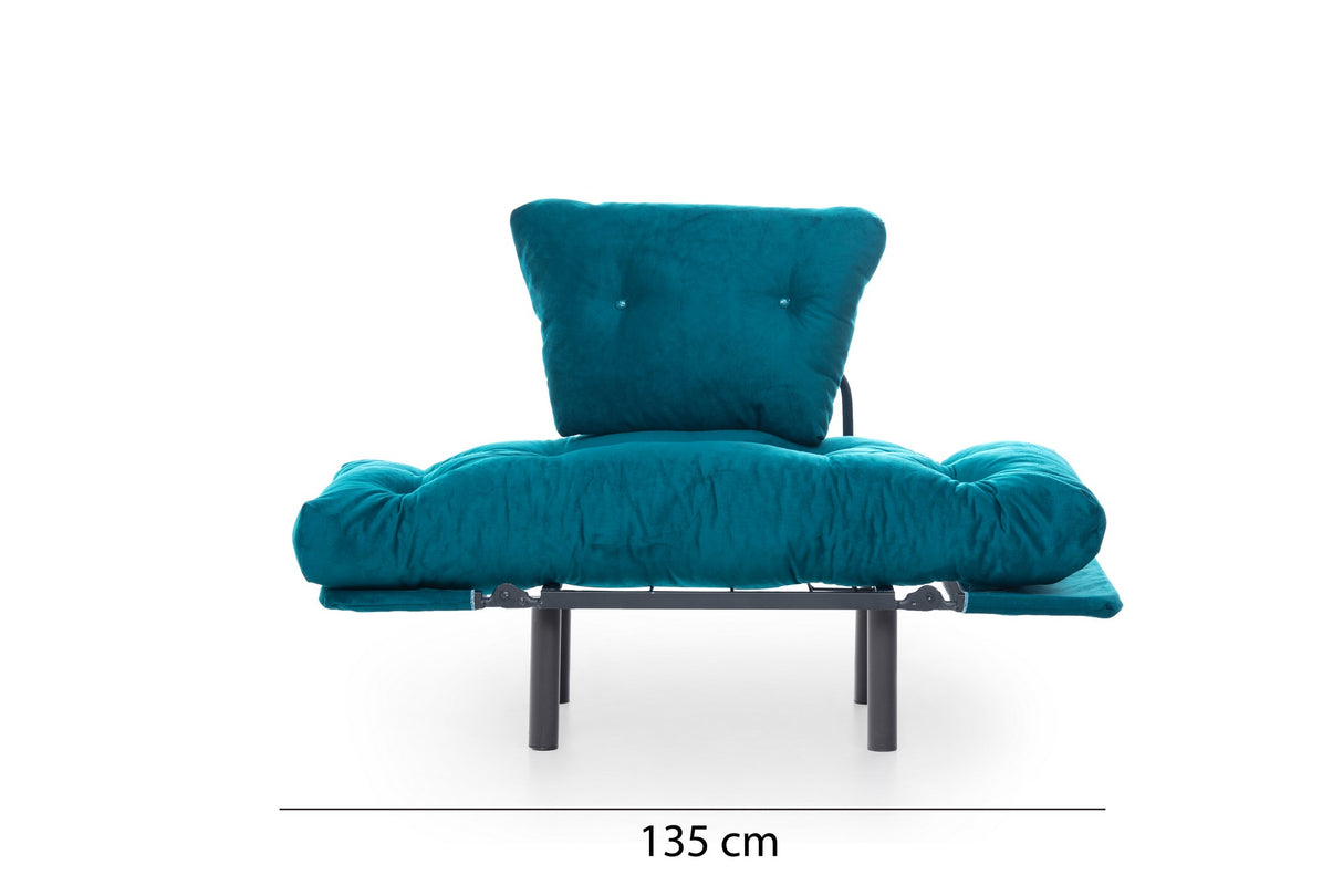 Fauteuil Nitta Single Petrol Groen