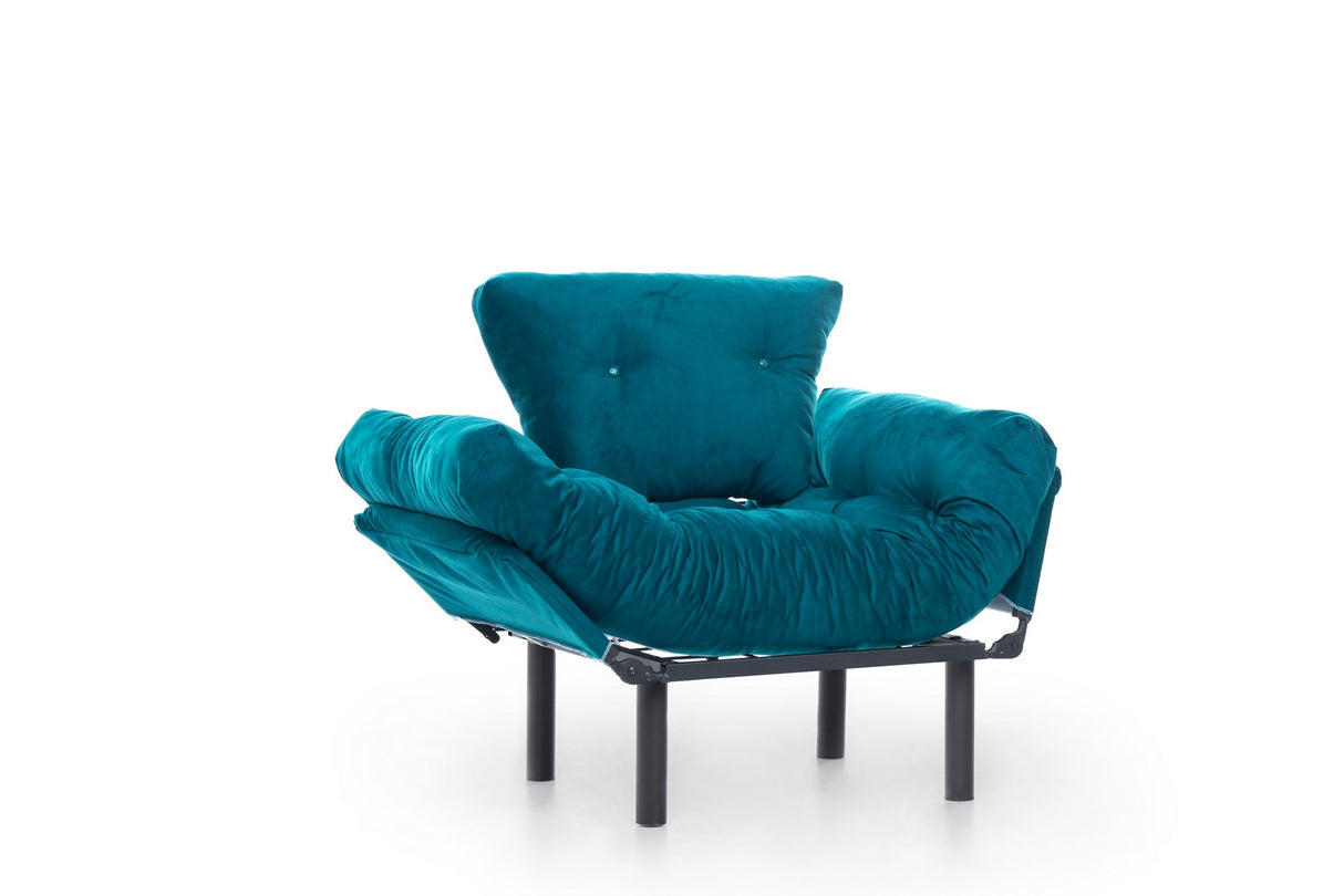 Fauteuil Nitta Single Petrol Groen