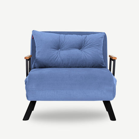 Slaapfauteuil Sando Blauw