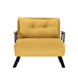 Slaapfauteuil Sando Mustard